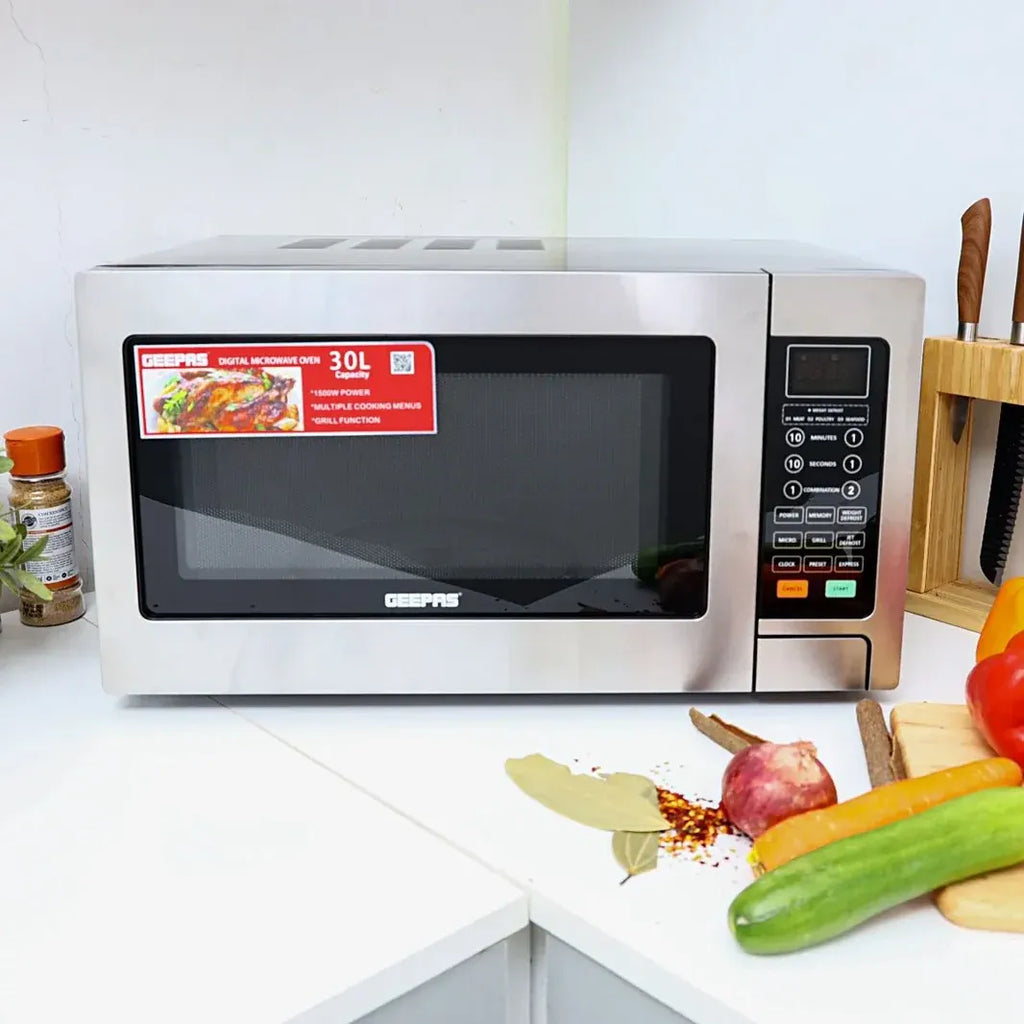 Geepas 30L Digital Microwave Oven with Grill
