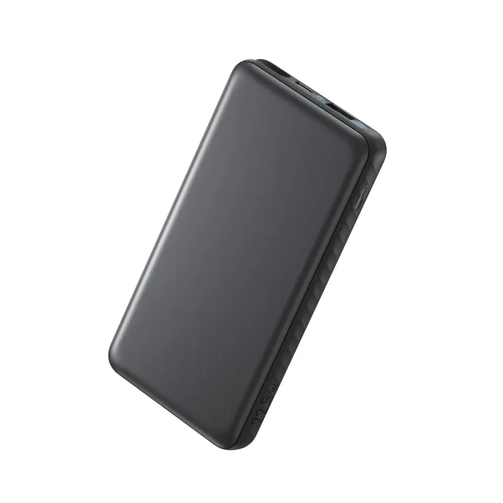 Anker Zolo Power Bank 10,000mAh – 22.5W Fast Charging with Built-In USB-C Cable | Black