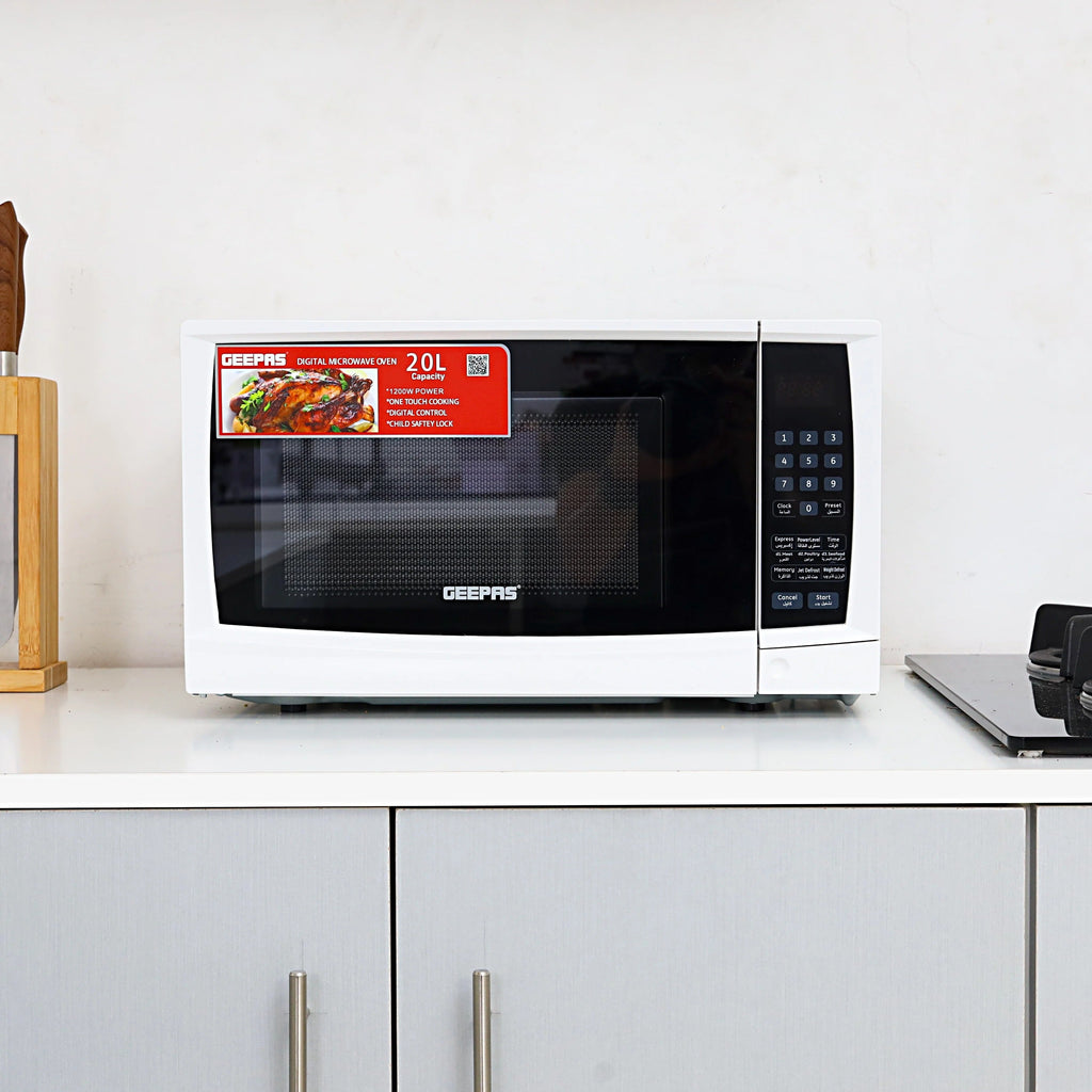 Geepas 20L 1200W Digital Microwave Oven
