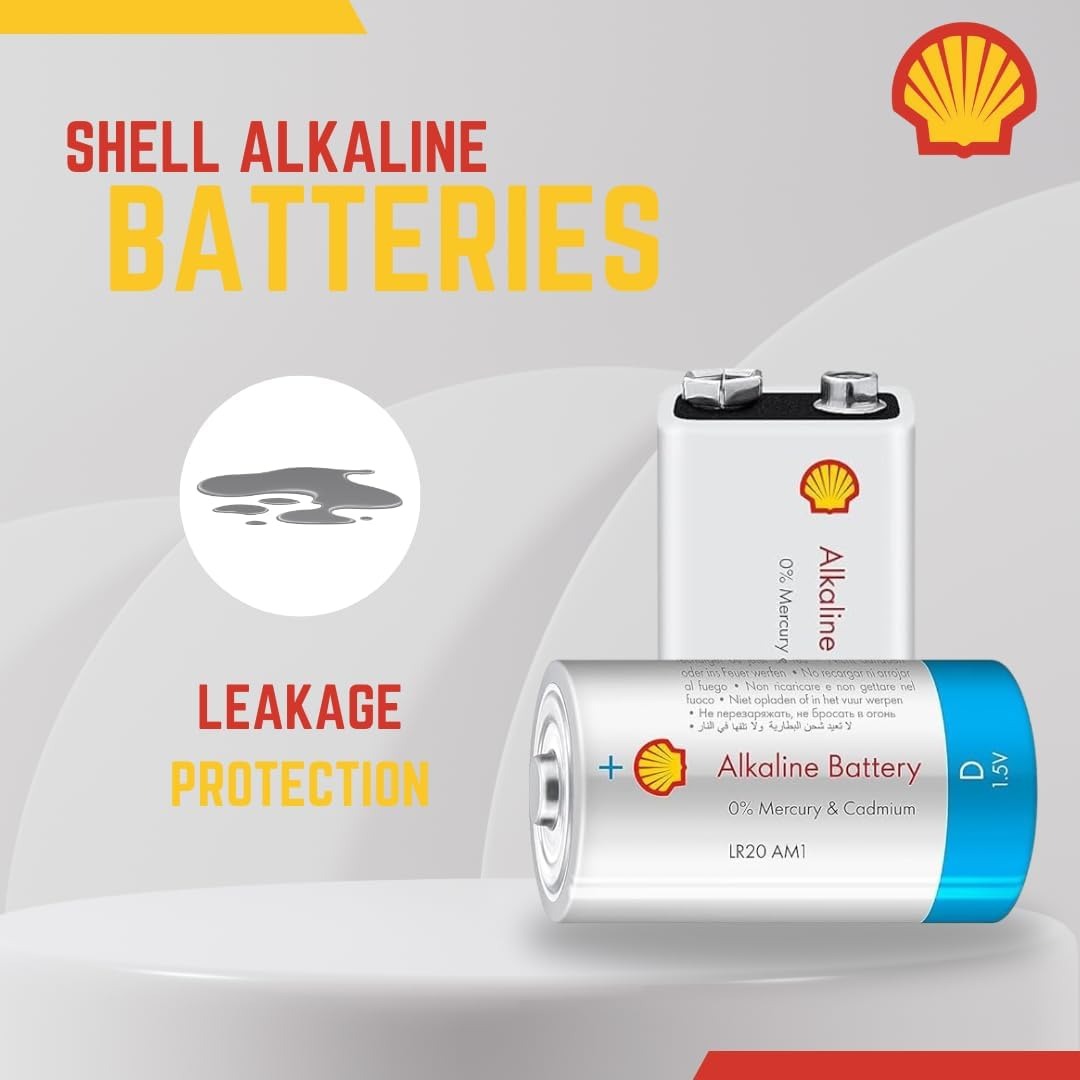 SHELL AA Alkaline Batteries 1.5V – Pack of 4