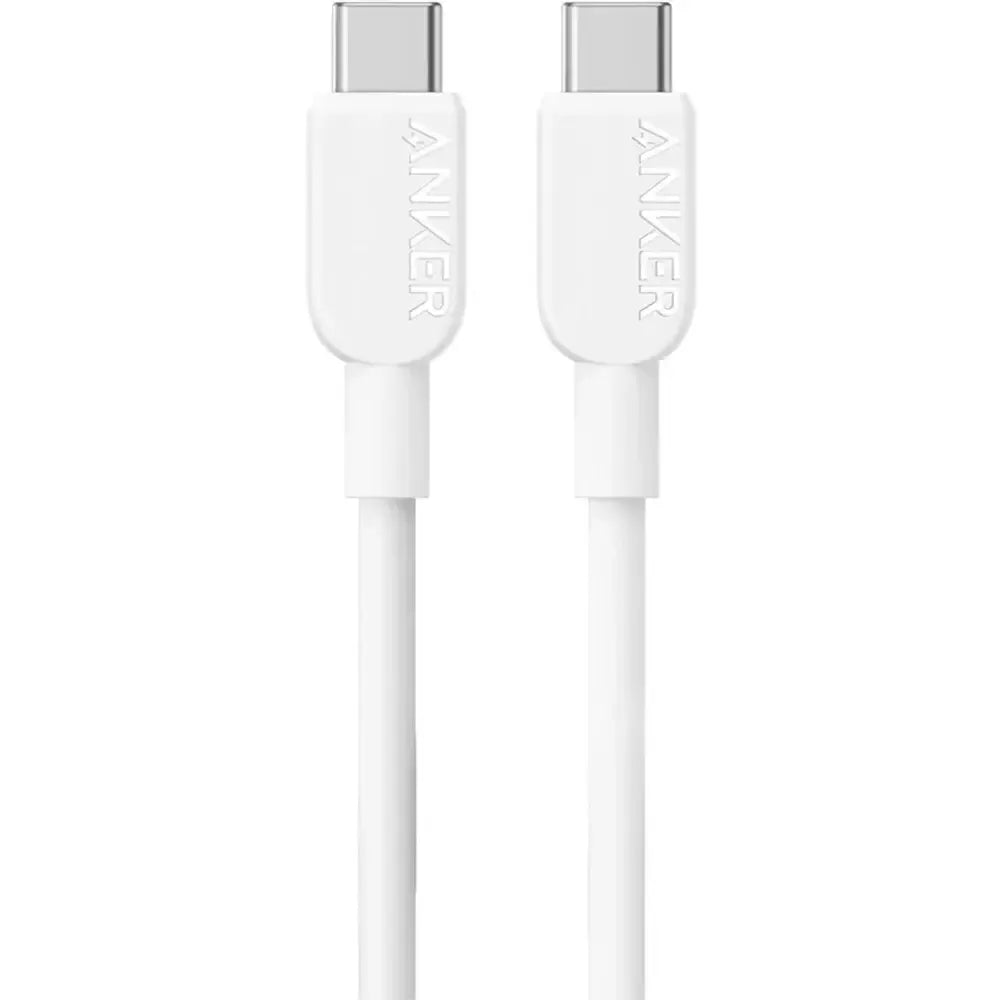 Anker Dual-Port Fast Charger 20W with USB-C Cable | White