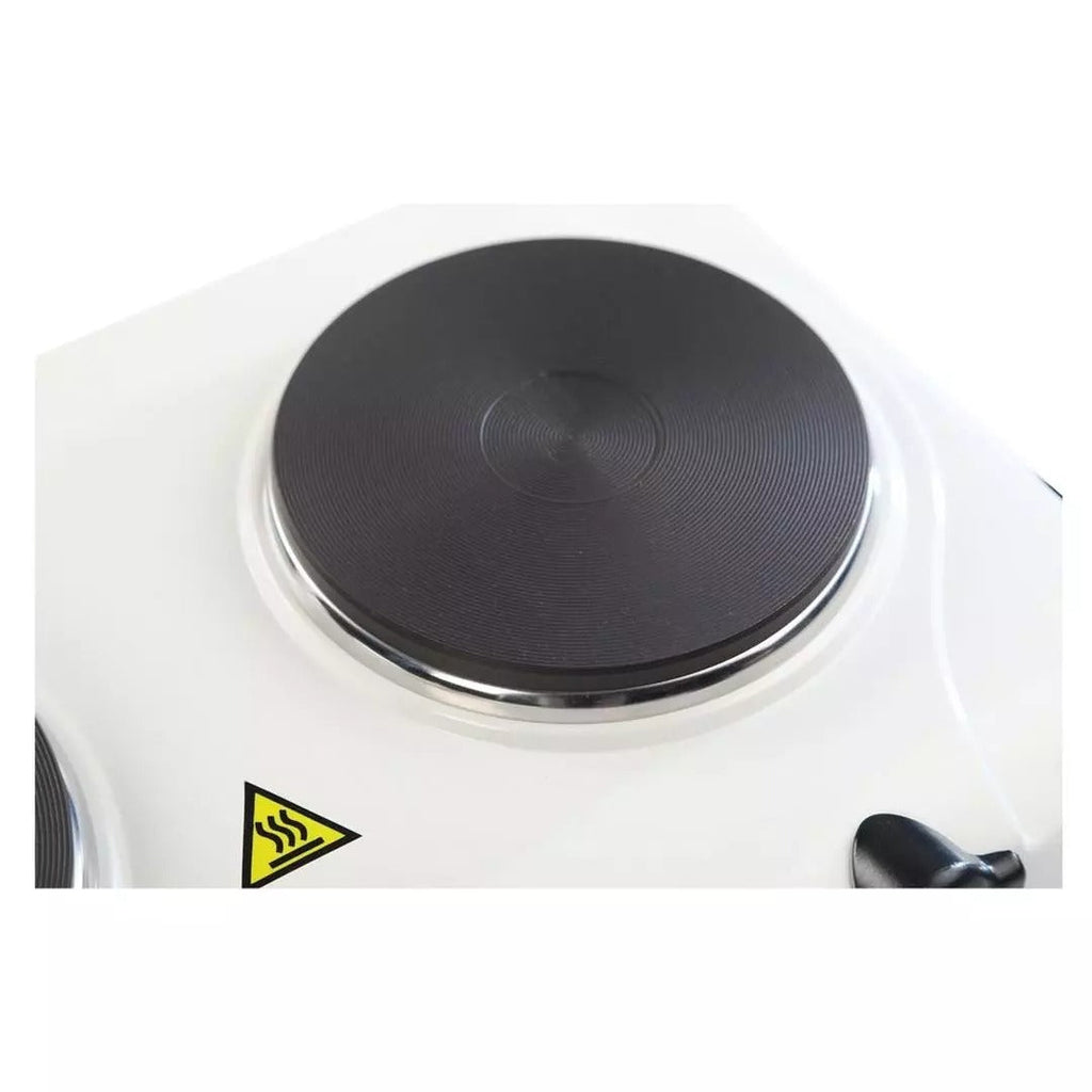 Wansa 2500W Double Hot Plate | Black & Silver