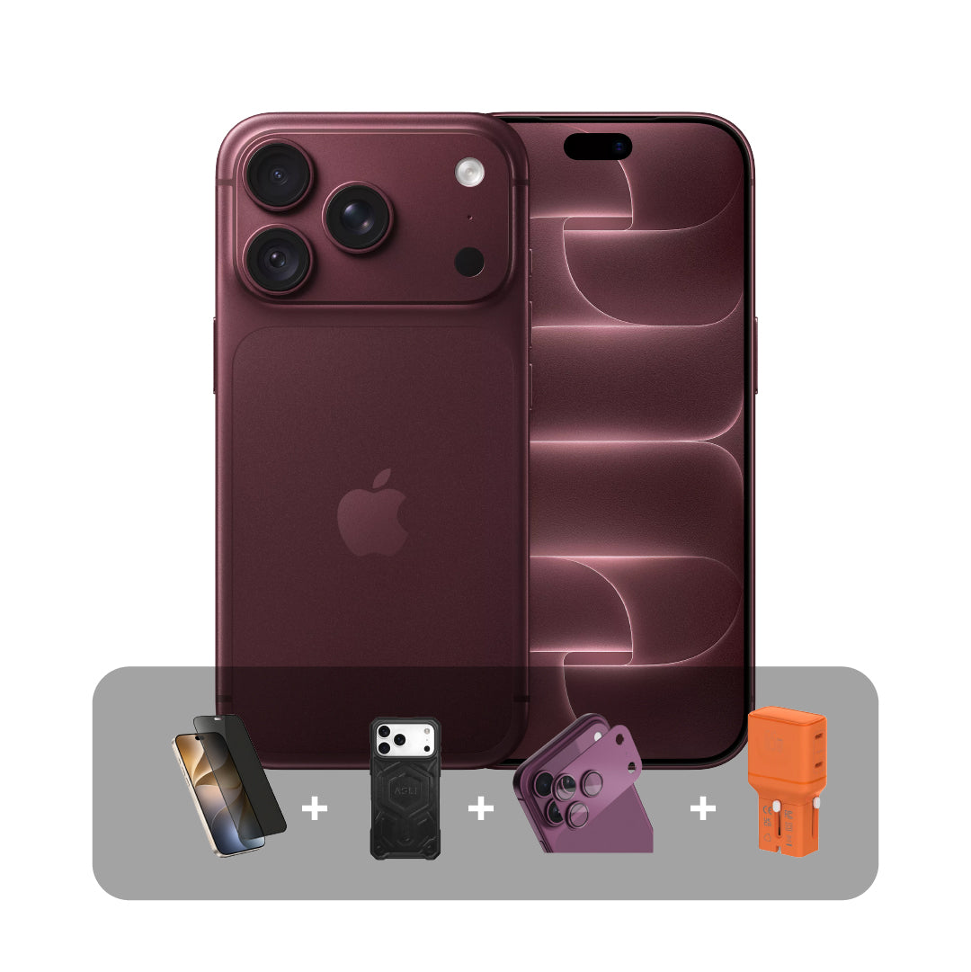 Apple iPhone 18 Pro - 256GB - 6.3 inch - Dual eSim (Japanese Version) + Bundle Offer | Burgundy