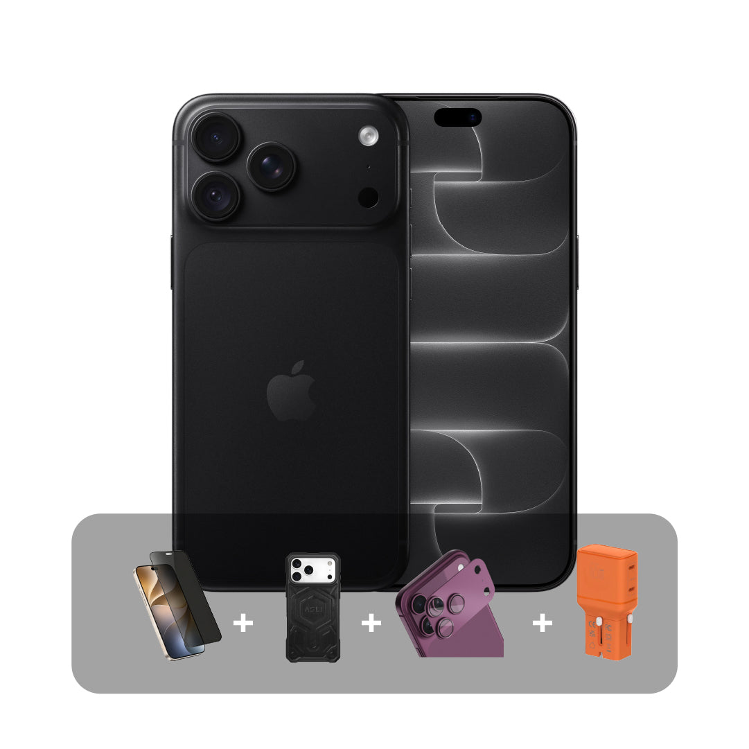 Apple iPhone 18 Pro Max - 256GB - 6.9 inch - Dual eSIM (Middle East Version) + Bundle Offer | Black