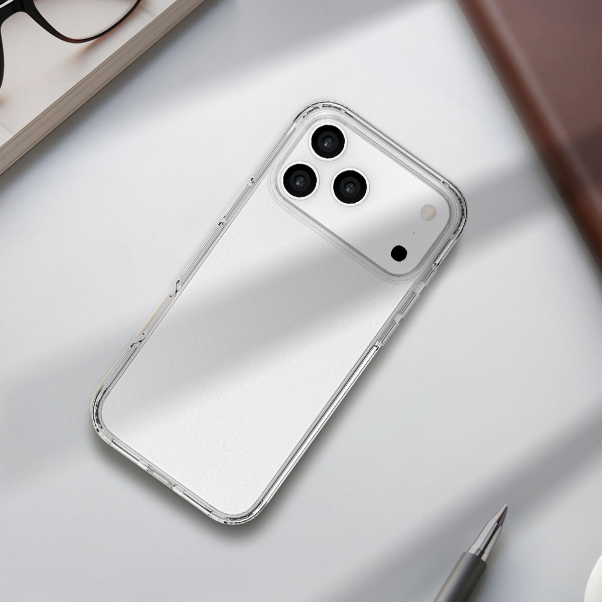 LZEL NEXON CLEAR Crystal Clear Slim Case with Enhanced Edge Protection for iPhone 18 Pro & 18 Pro Max