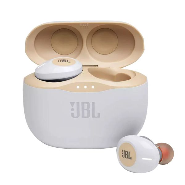 JBL Tune 125 Pure Bass Wireless Earphone Calling Music Bluetooth  | Gold