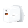 90 Percent ThunderNeo Volt+ 20W Dual Port Wall Charger | White