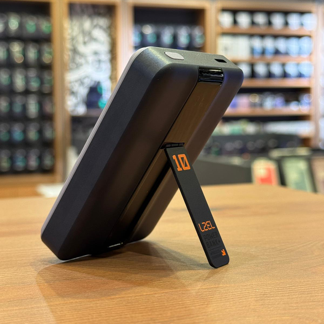 LZEL ZenoFlex MaxCharge 5000mAh Wireless Charging Power Bank â€“ 20W Wired Output / 18W Input (15W Wireless) | Navy Blue