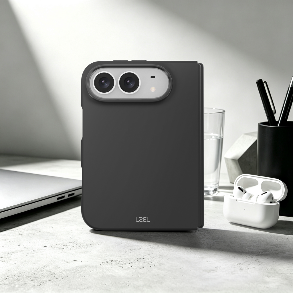 LZEL SILICORE Premium Silicone MagSafe Case with Metal Camera Frame for iPhone Duo
