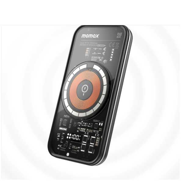 Momax Q.mag Power 13 10000 Magnetic Wireless Battery Pack | Black