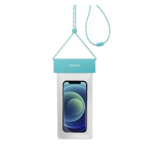 Momax Waterproof Pouch Universal With Neck Strap | Green