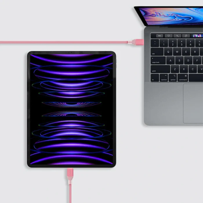 Momax 1-Link Flow CC X 60W USB-C Cable 1.2m | Pink