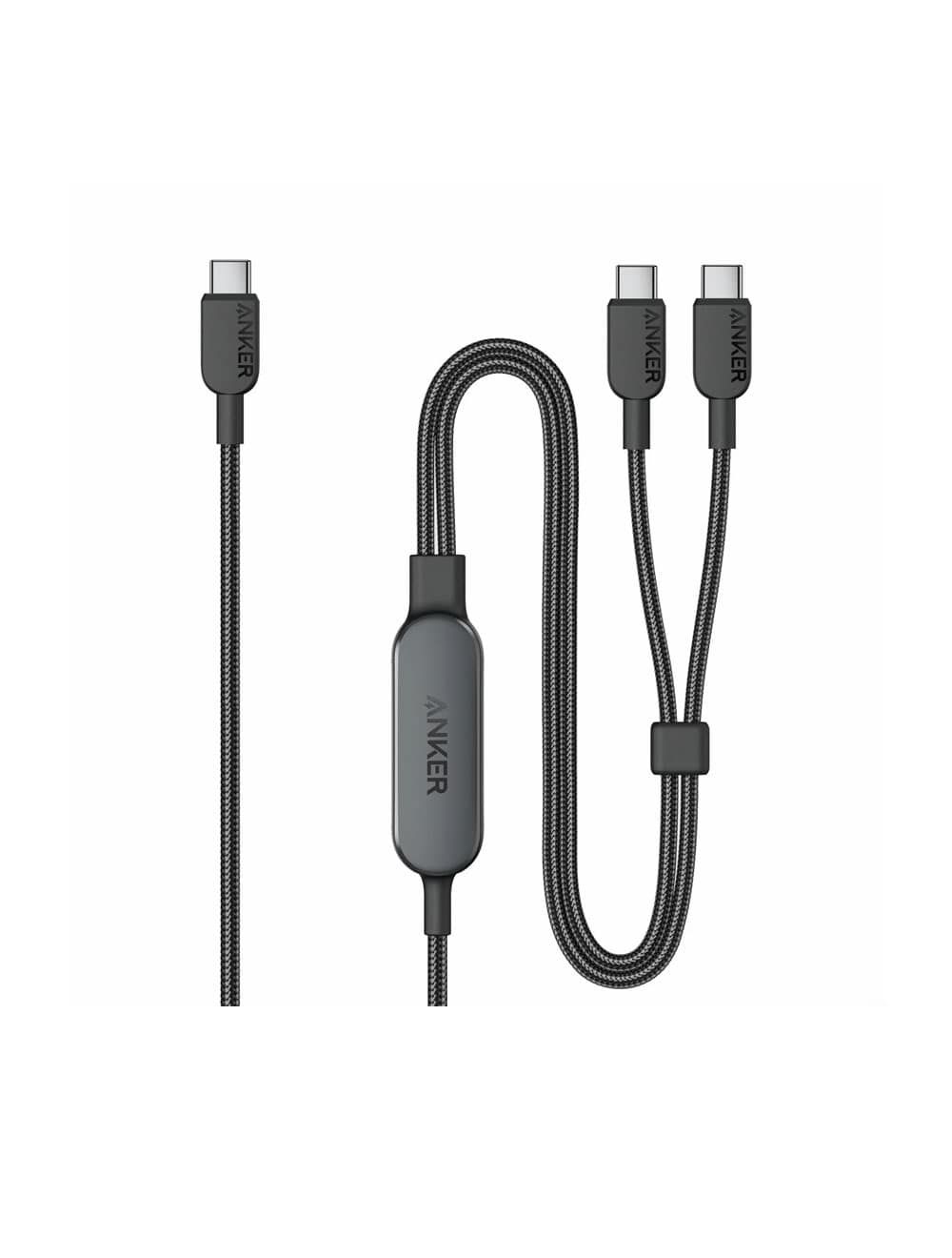 Anker 2-in-1 USB-C to USB-C Cable 1.2M/4ft 140W | Black