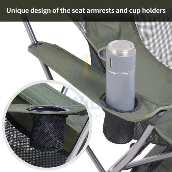 Naturehike High Back Armchair | Jungle Green