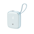 90 Percent Primflux Mini 22.5W Dual Built-In Cables Power Bank Powerdelivery Qc 3.0 | Usb-C & Lightning | Blue