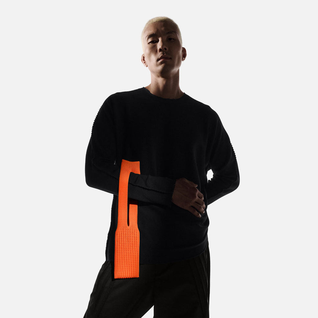 Phone Pocket with Strap â€“ Stretch Knit Wearable iPhone Holder 40 cm | Mandarin