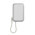 LZEL ZENOFLEX FLOW20 Wireless Charging Power Bank 10000mAh | 20W PD Fast Charging | Dual USB-C | 15W Max Wireless Charging | Silver