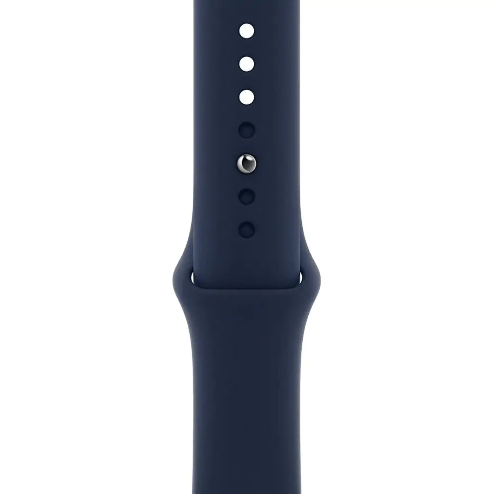 Apple Watch Series 6 GPS + Cellular, 44mm Blue Aluminium Case with Deep Navy Sport Band - Regular