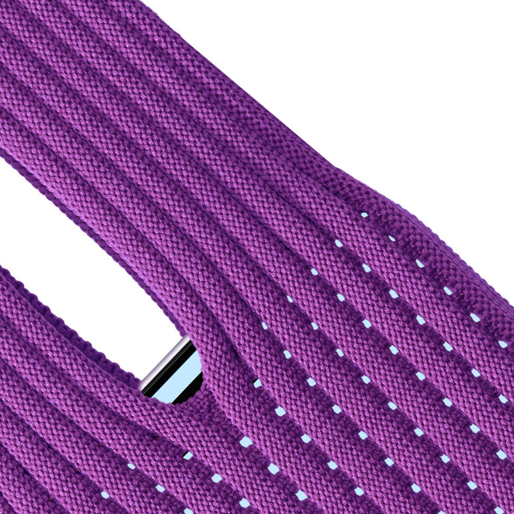 Phone Pocket with Strap â€“ Stretch Knit Wearable iPhone Holder 40 cm | Purple