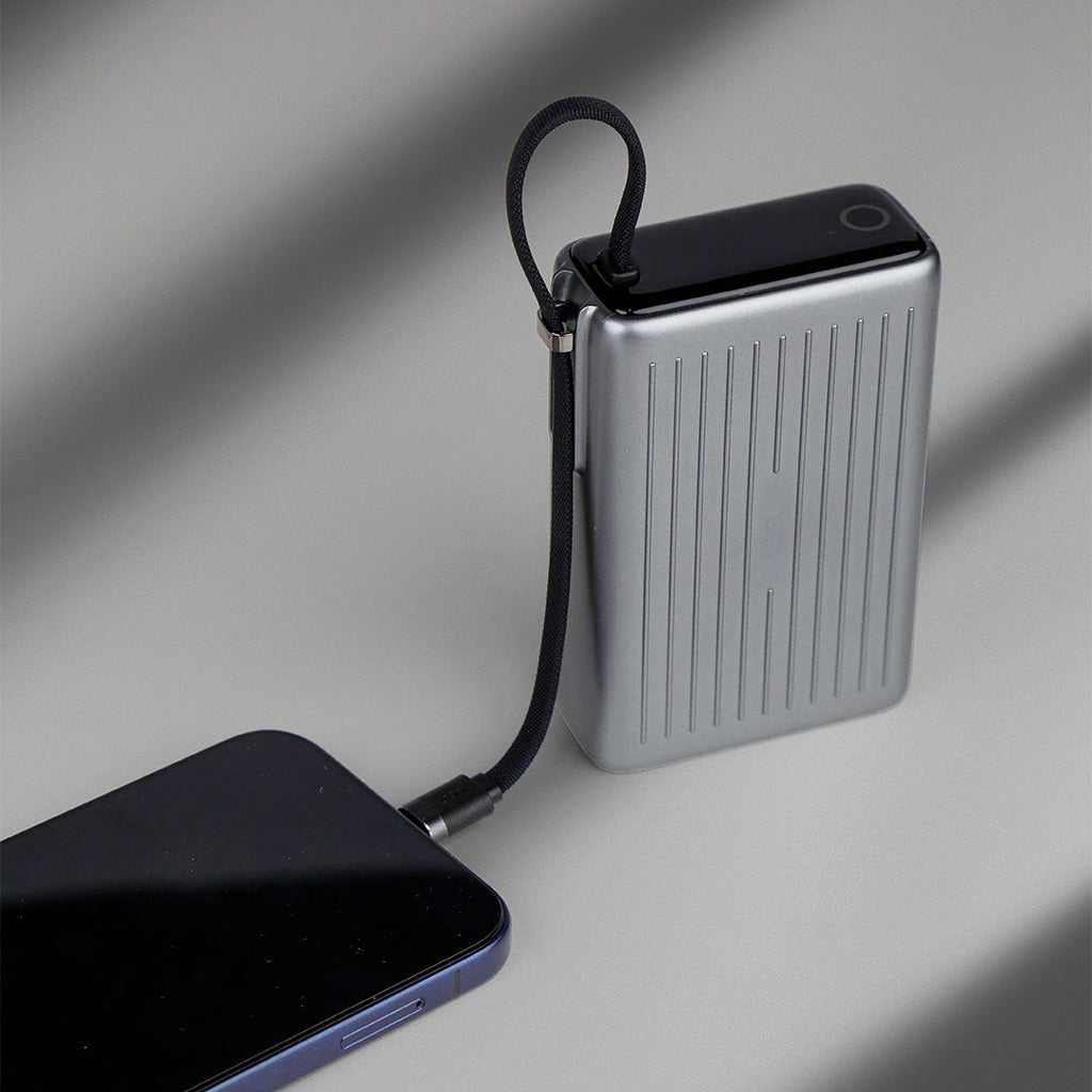 LZEL Neurode Sync 20000Mah Pd3.0 & Qc3.0| 65W |Built-In-Usb-C Cable Pd Power Bank