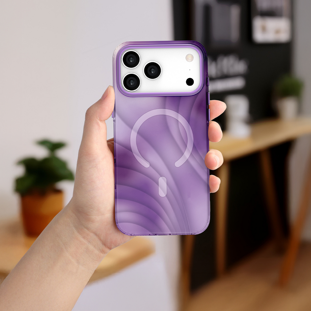 LZEL MagFluxo Craft MagSafe Case for iPhone 17 Pro | Purple