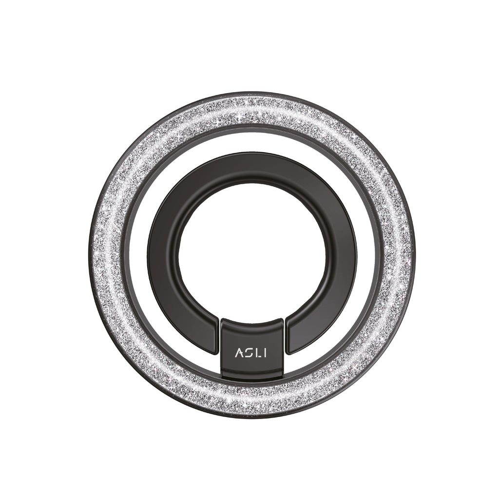 Asli Magnaring Flex Magnetic Phone Holder Ring Stand Twinkle |Black