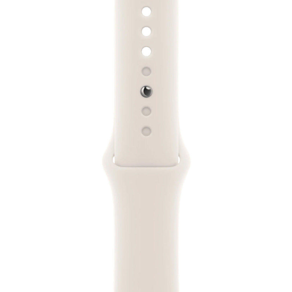 Apple Watch SE GPS 44mm Starlight Aluminum Case with Starlight Sport Band - M/L