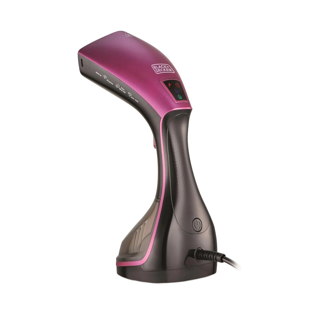 Black & Decker Portable Digital Handheld Garment Steamer 1600W | Black