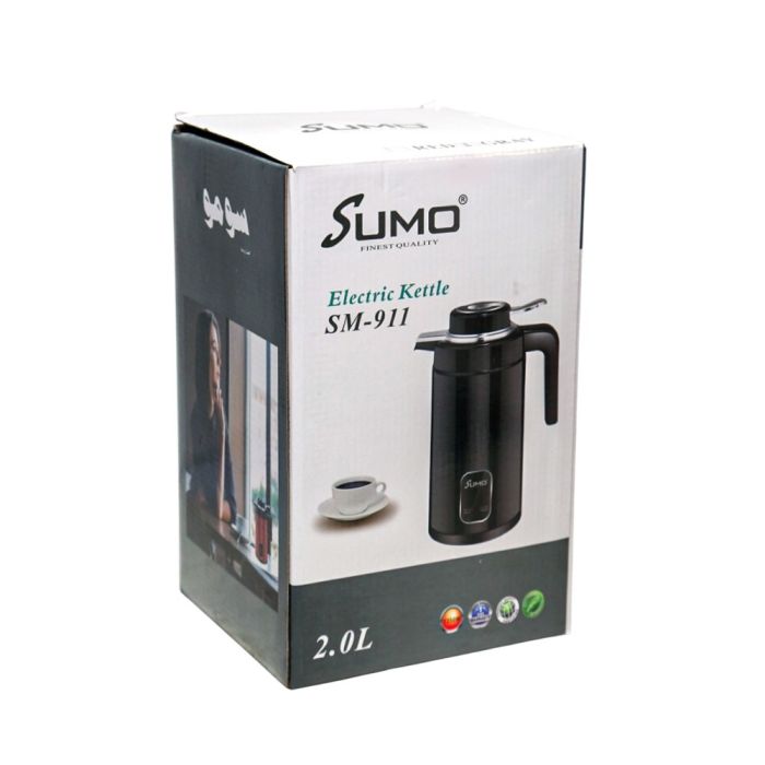 Sumo Electric Kettle – 2L Capacity, 1350W Power