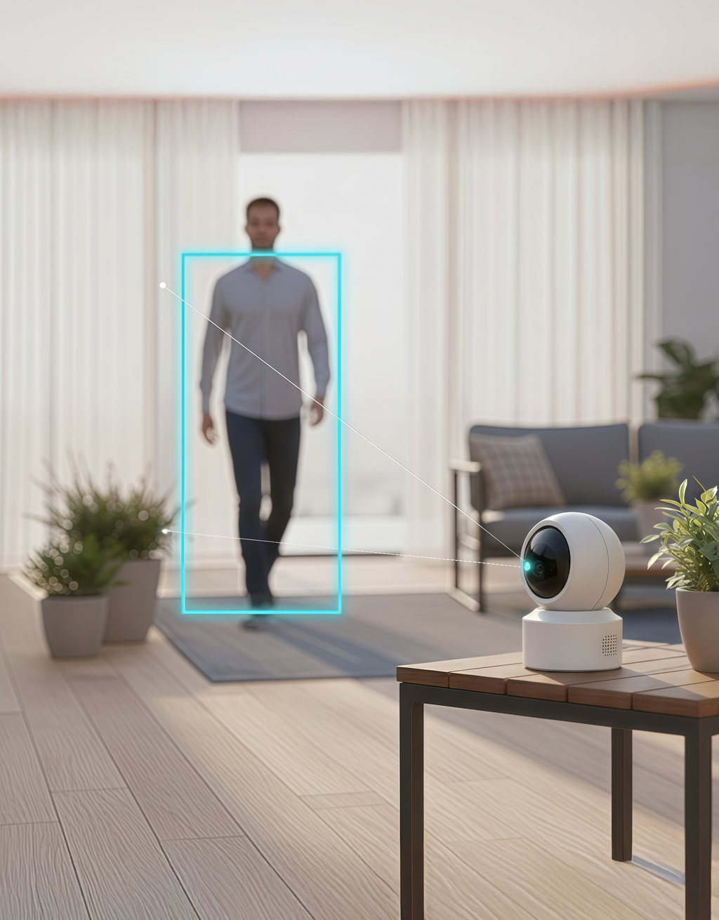 Asli Global  EVOCAM 355Â° Rotation - 1080P Color Night Vision