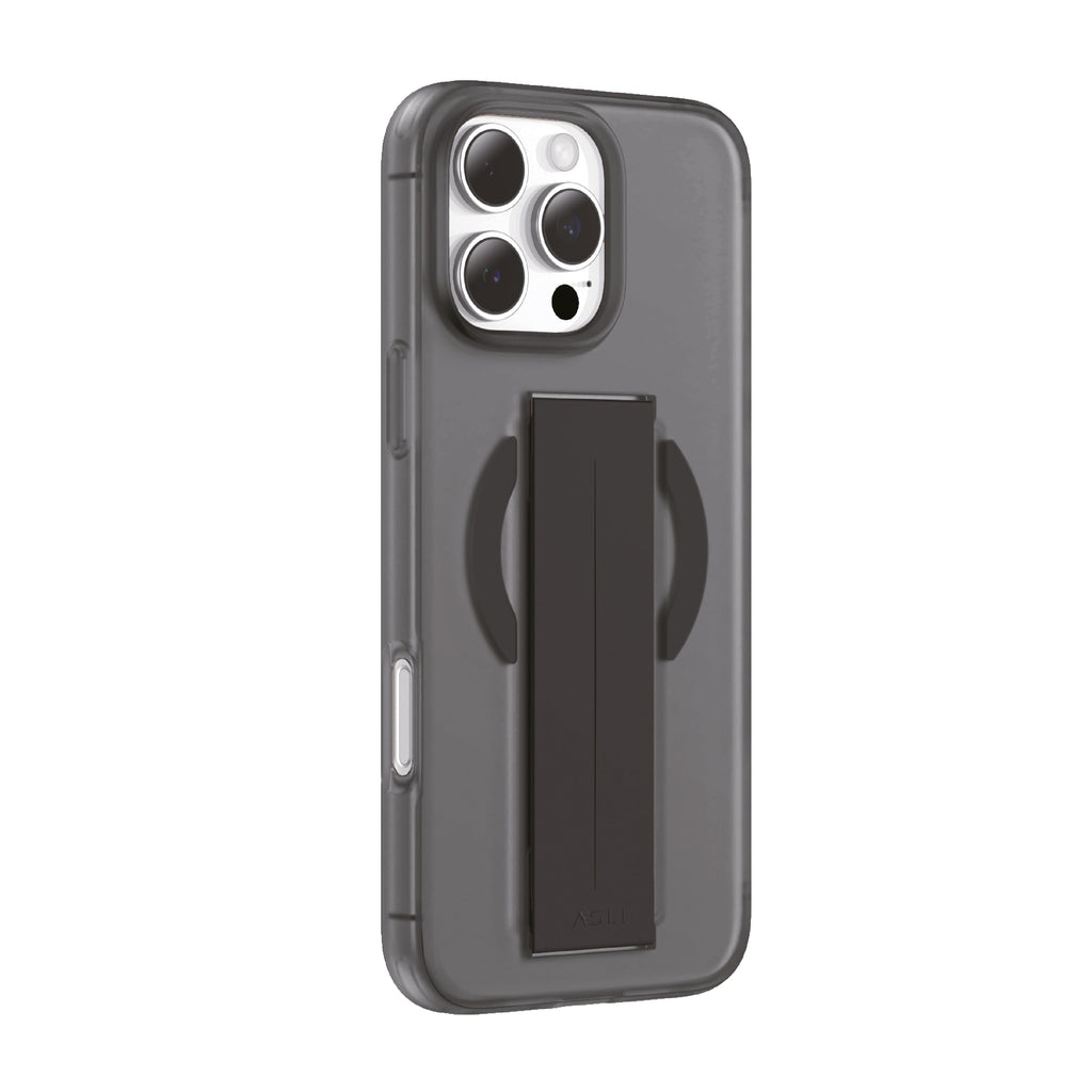 Asli Global Gravitas iPhone 16 Pro MagSilicone MagSafe With Flexible Grip Case |Black
