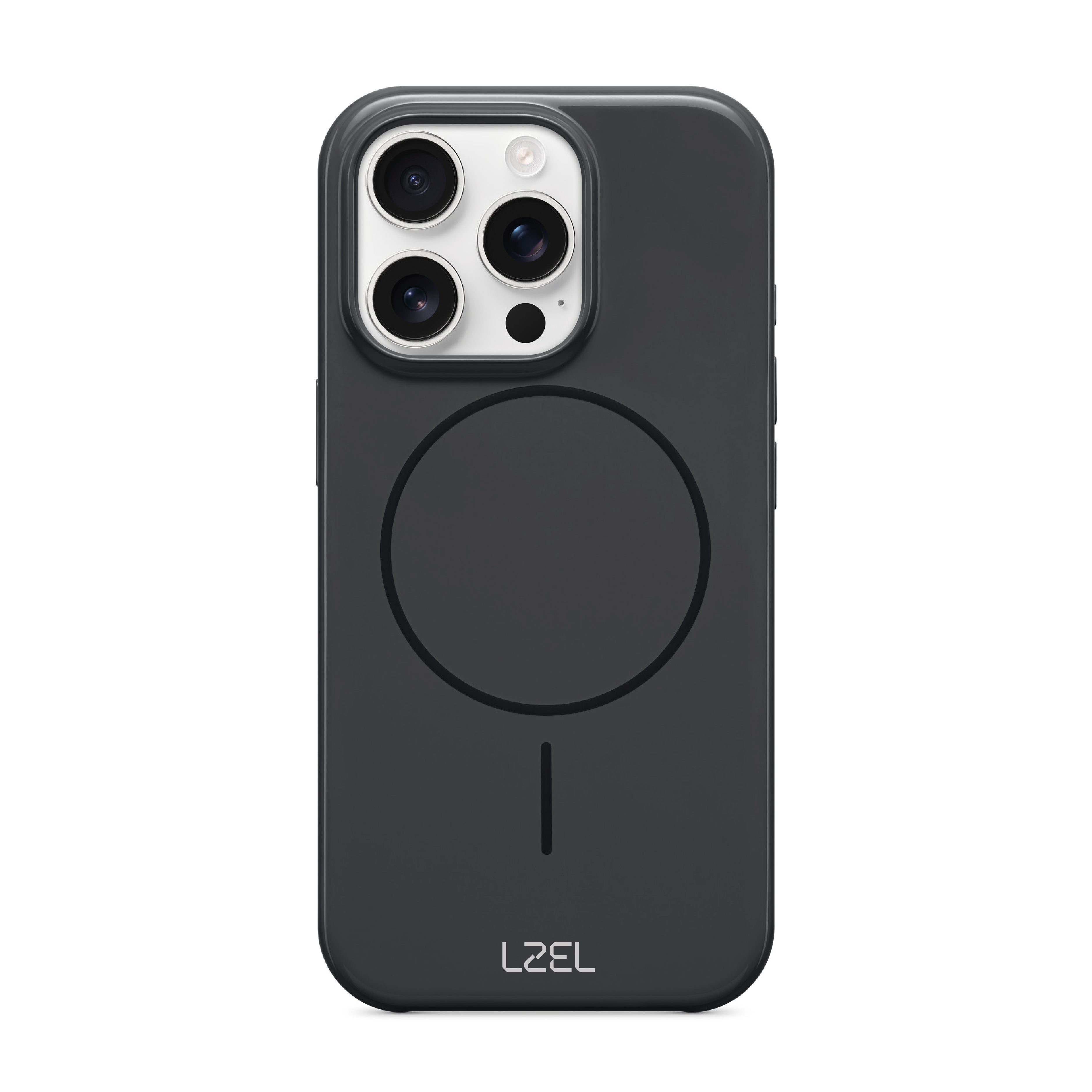 LZEL PrimeMag iPhone 16 Pro Liquid Silicone Case With Magsafe | Midnight Black