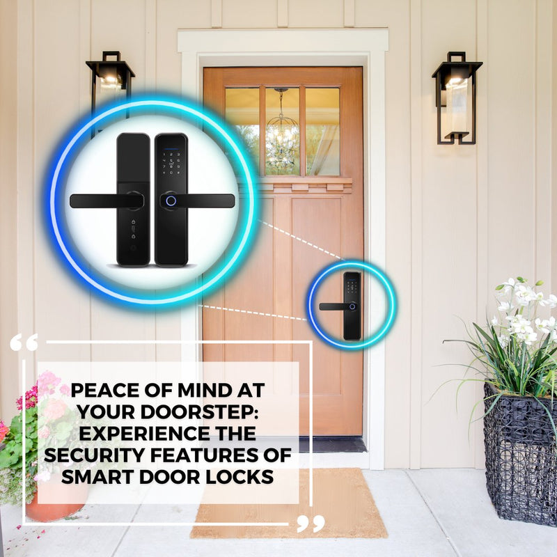 LZEL Smart Door Lock Black