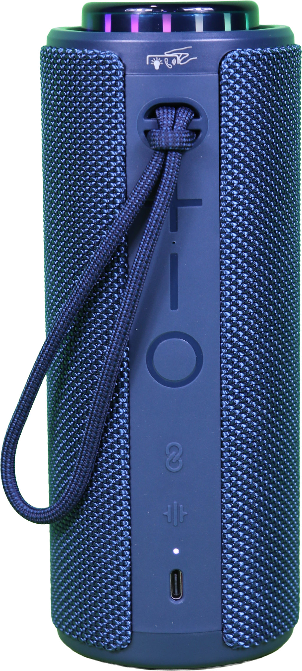 LZEL Aquilasonus Elite Waterproof Portable Bluetooth Speaker With Vibe Lights | Blue