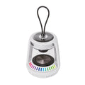 LZEL Aquilasonus Lamp Compact Waterproof Bluetooth Speaker With Dynamic RGB Lights | White