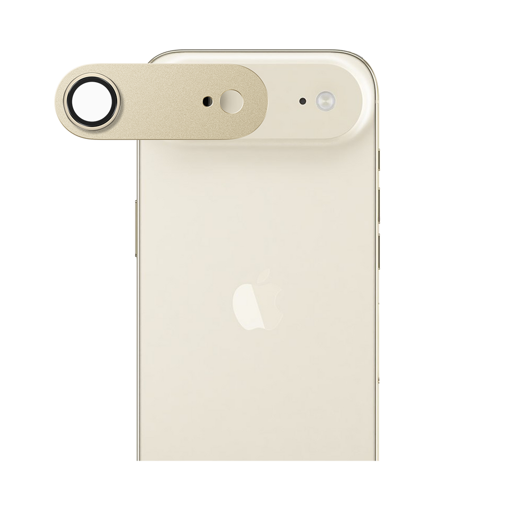 LZEL Metal Tempered Glass Camera For Iphone Air | Light Gold