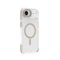 LZEL MagVecto Armor Case for iPhone Air | Clear + Titanium