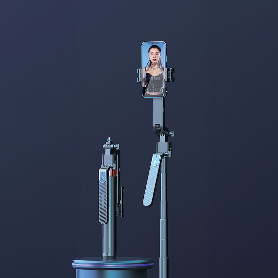 Asli Global Selfynix One Intelligent Face Tracking Selfie Stick & Tripod Stand, Extendable up to 1.8m