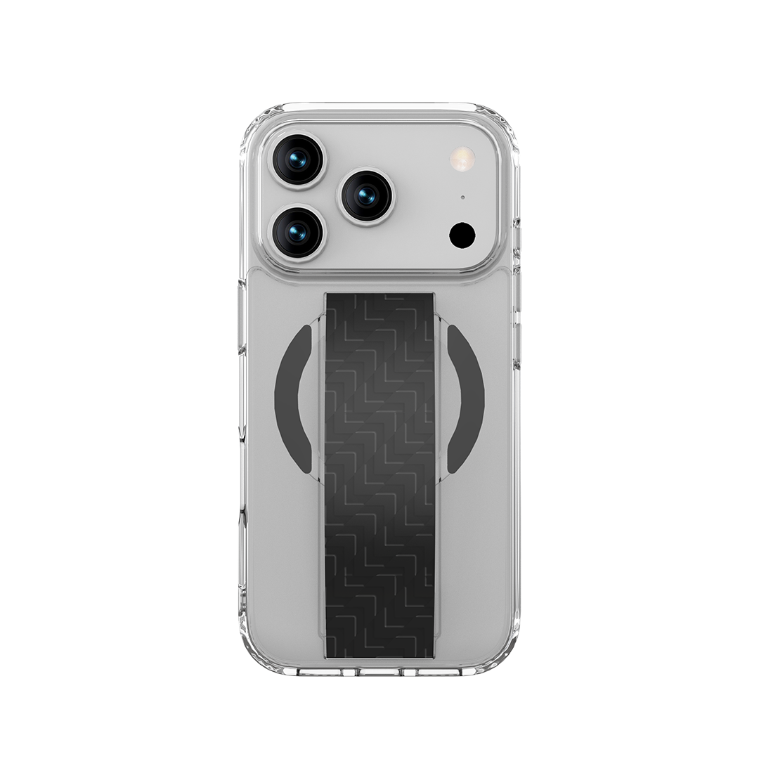 LZEL Magnexa Grip Case for iPhone 17 Pro Max | Black