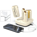 LZEL Quadra Energia X Station 10000mAh Charging Station Built In Cable Lightning And Type-C | Yellow