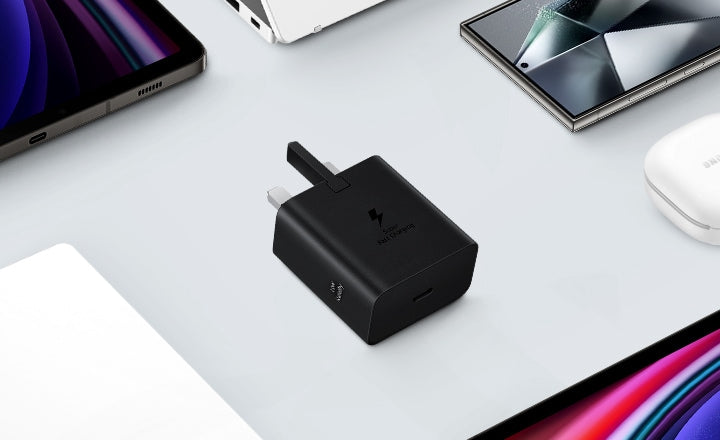Samsung 45W USB-C Power Adapter with Cable 1.8 Fast Charging|Black