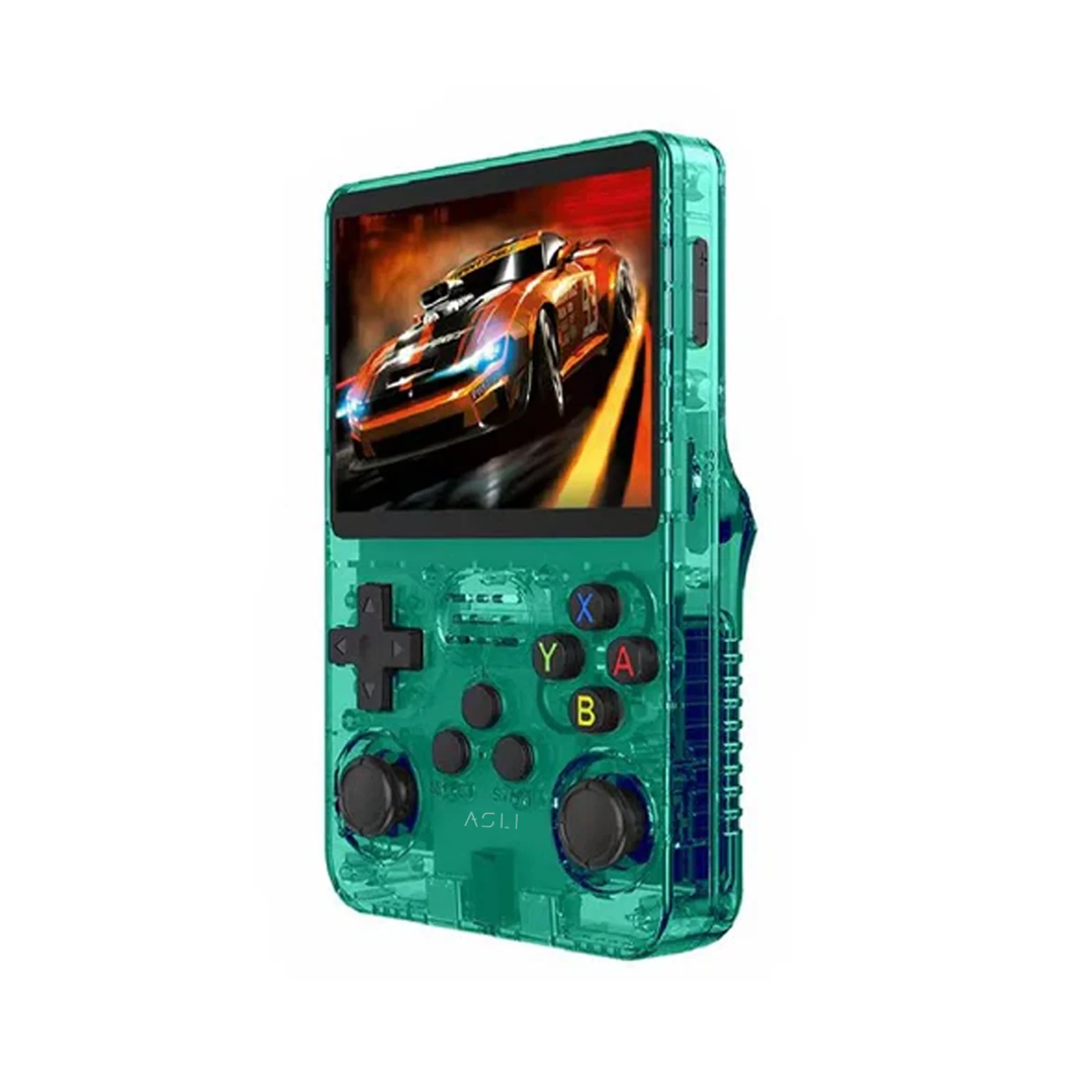Asli Global Xretro Engine 3.5 Xretro Handheld Game Console With Linux System 128GB | Green