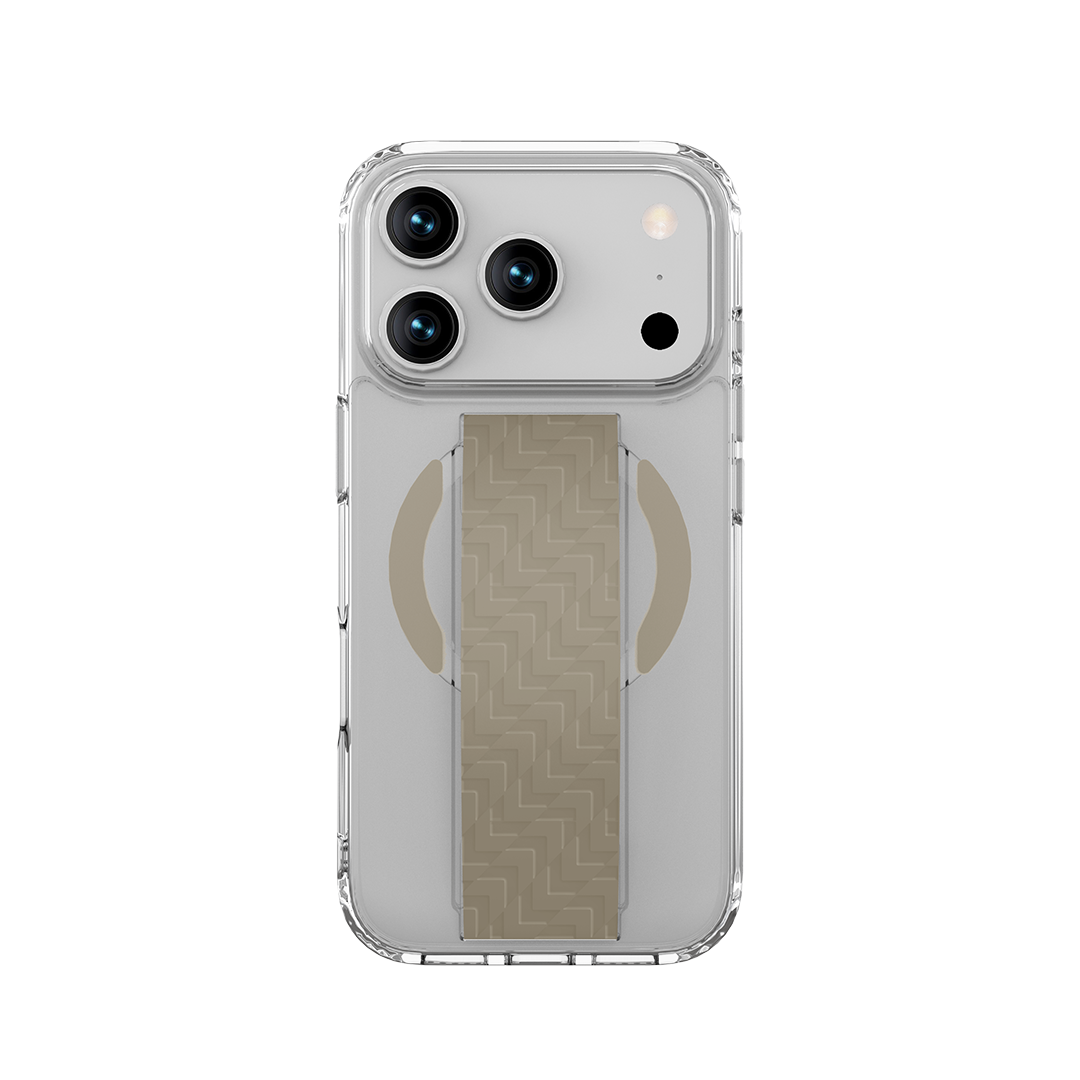 LZEL MagNexa Grip MagSafe Case for iPhone 17 Pro Max | Titanium