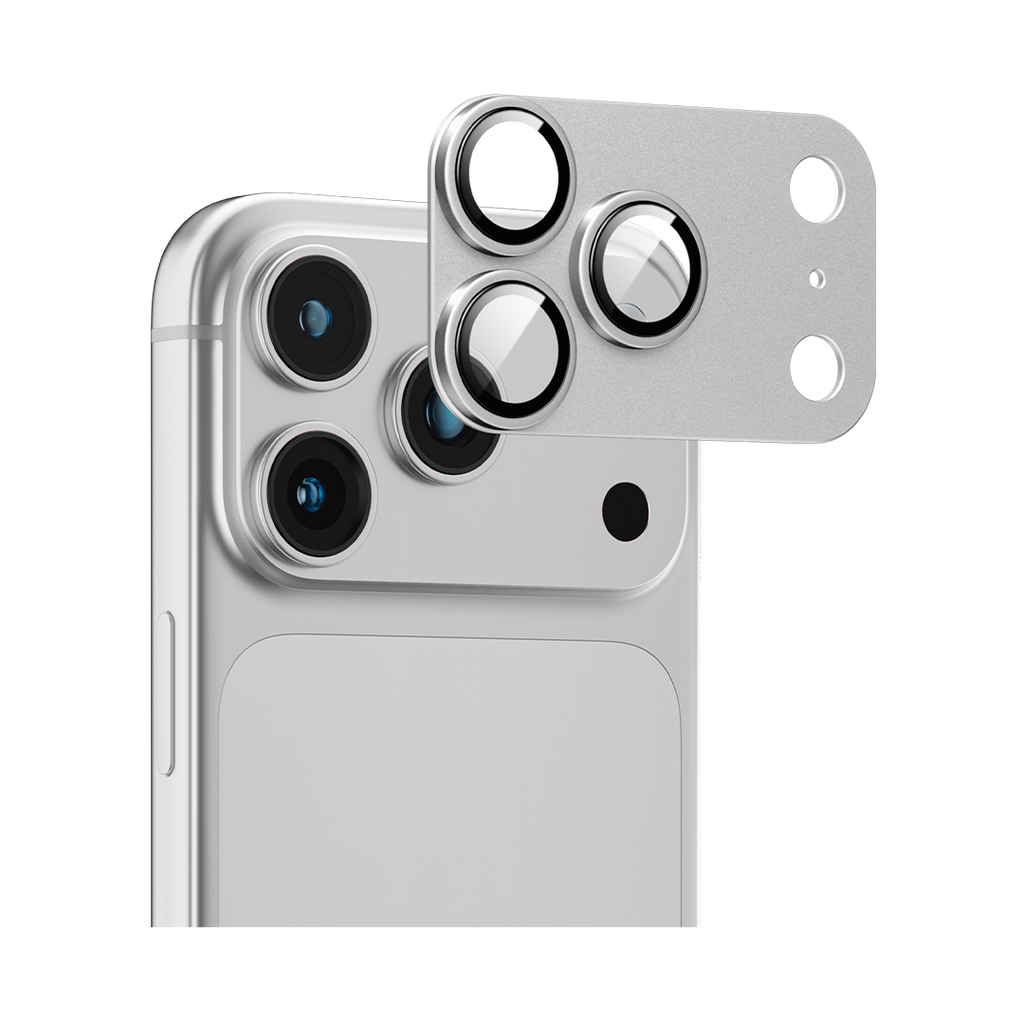 LZEL Metal Tempered Glass Camera For Iphone 17 Pro | Silver