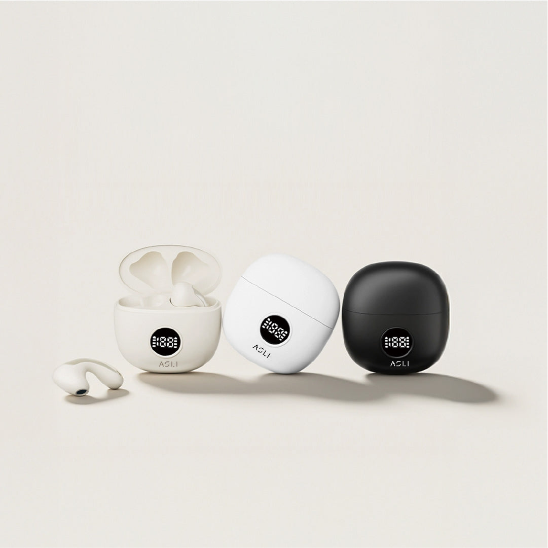 Asli Global EchoPods Pro TWS Bluetooth Earbuds with Touch Control IPX4 | Black