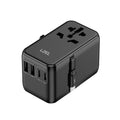 LZEL Voyage Elite Travel 45W GAN USB-C Fast Charging Adapter With Type-C Cable | Black