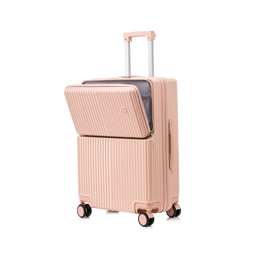 90 Percent 4 Wheels Abs Aluminum Frame 20 Inch Suitcase | Pink