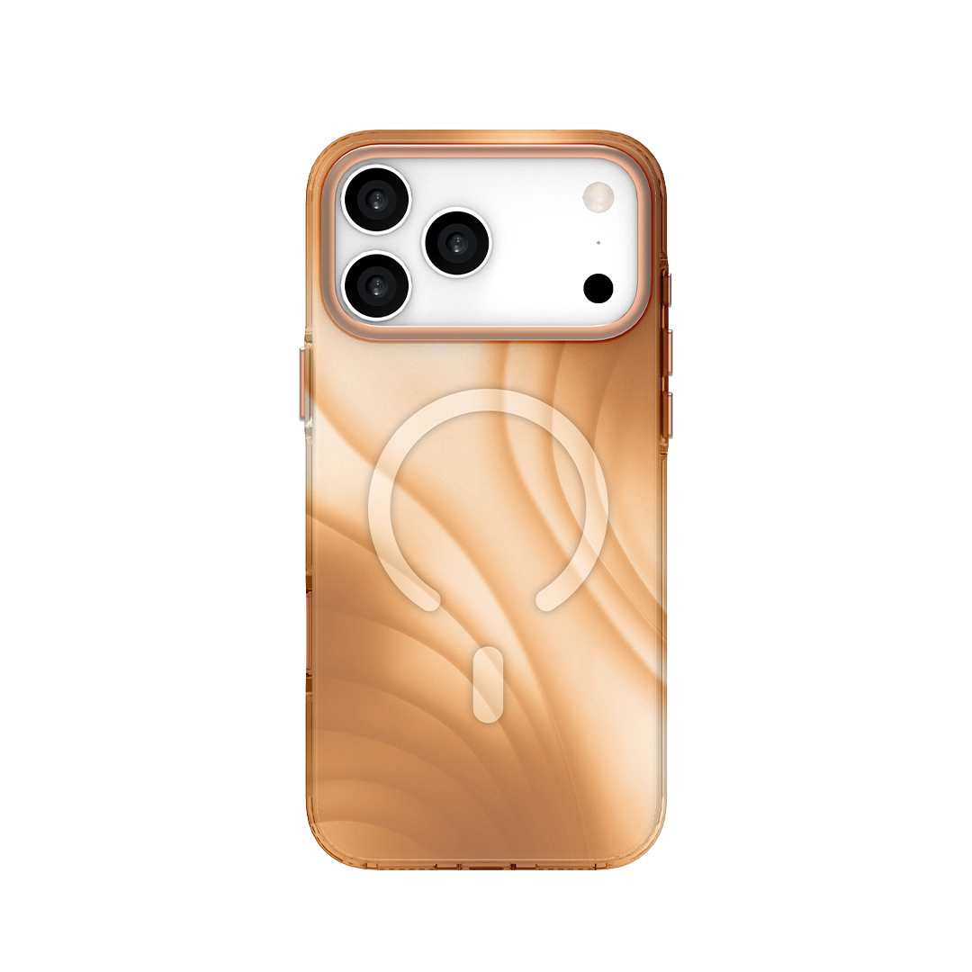 LZEL MagFluxo Craft MagSafe Case for iPhone 17 Pro | Caramel