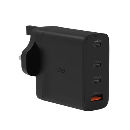 LZEL VoltixCharger 100W 4 Port GaN Wall Charger