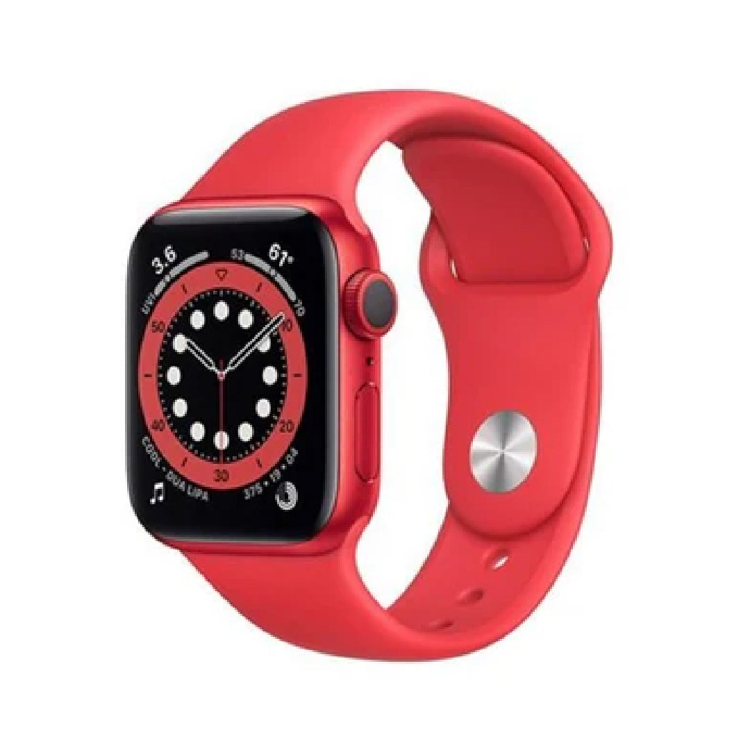 Apple Watch Series 6 GPS + Cellular 40mm Red Aluminum Case with Red Sport Band | Regular